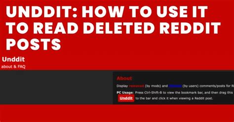 unddit|how to use unddit.